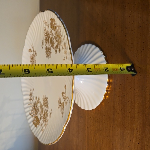 Vintage Hammersley Bone China Pedestal Cake stand EUC - Picture 7 of 8